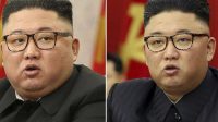 Perbedaan tubuh Kim Jong Un.(Associated Press)