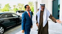 Presiden Joko Widodo disambut oleh Putra Mahkota Abu Dhabi