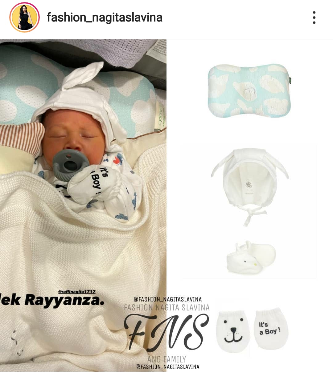 Wow! Harga OOTD Rayyanza Malik Ahmad