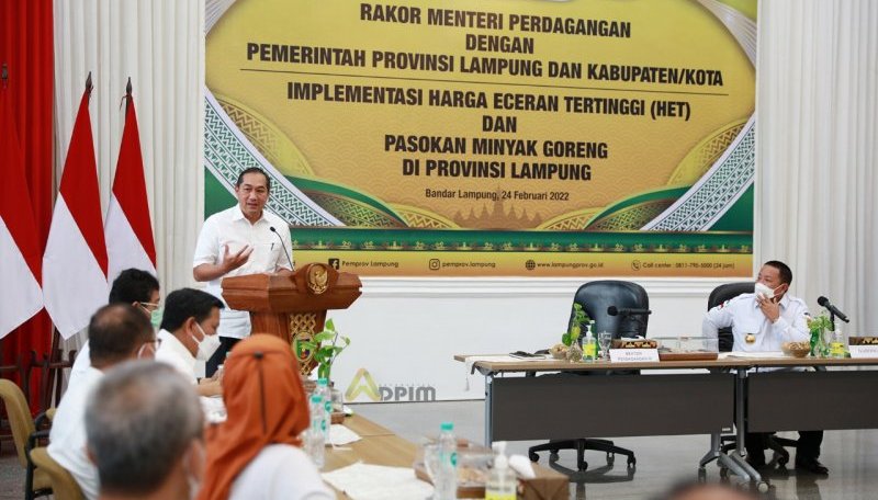Mendag RI Janjikan Distribusi Minyak Goreng di Lampung Kembali Normal