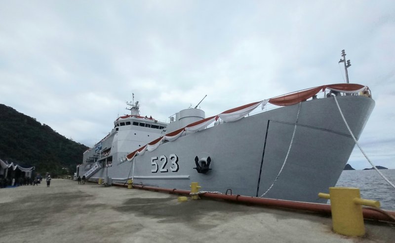 KSAL Resmikan KRI Teluk Palu-523, Ini Keunggulanya