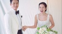 Momen Pernikahan Hyun Bin dan Son Ye Jin dalam Balutan Busana Putih.