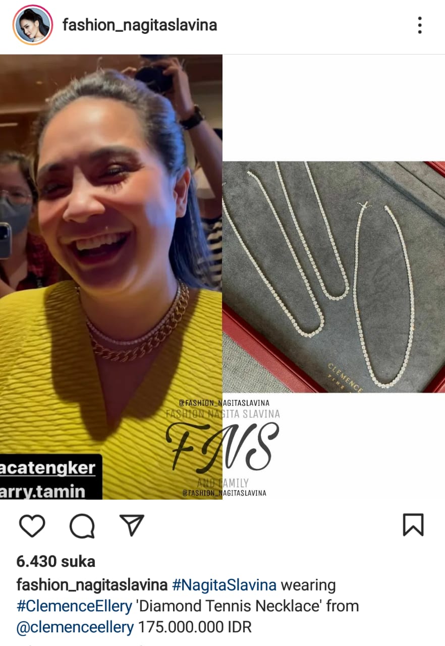 Nagita Slavina Kembali Bikin Heboh, Pakai Kalung Seharga Mobil. 