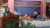 Lantik Ketua TP PKK dan Bunda PAUD Desa se-Kecamatan Blambangan Pagar, Ini Pesan Ketua TP PKK Lampura