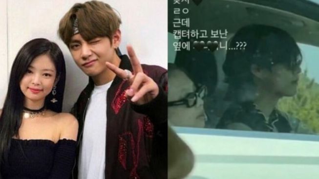 V BTS - Jennie BLACKPINK Diisukan Jalan Bareng di Jeju