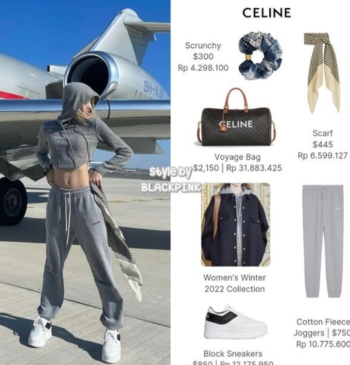 Ini Harga Outfit Kece Teranyar Lisa Blackpink.