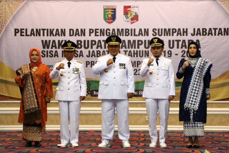 Ardian Saputra Resmi Dilantik Jadi Wabup Lampung Utara, Ini Pesan Gubernur!