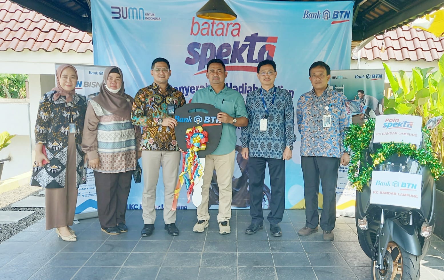 Program Undian Batara Spekta, BTN Serahkan Grand Prize