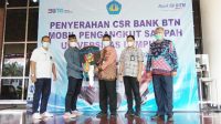 Penyerahan CSR Bank BTN Mobil Pengangkut Sampah ke Universitas Lampung