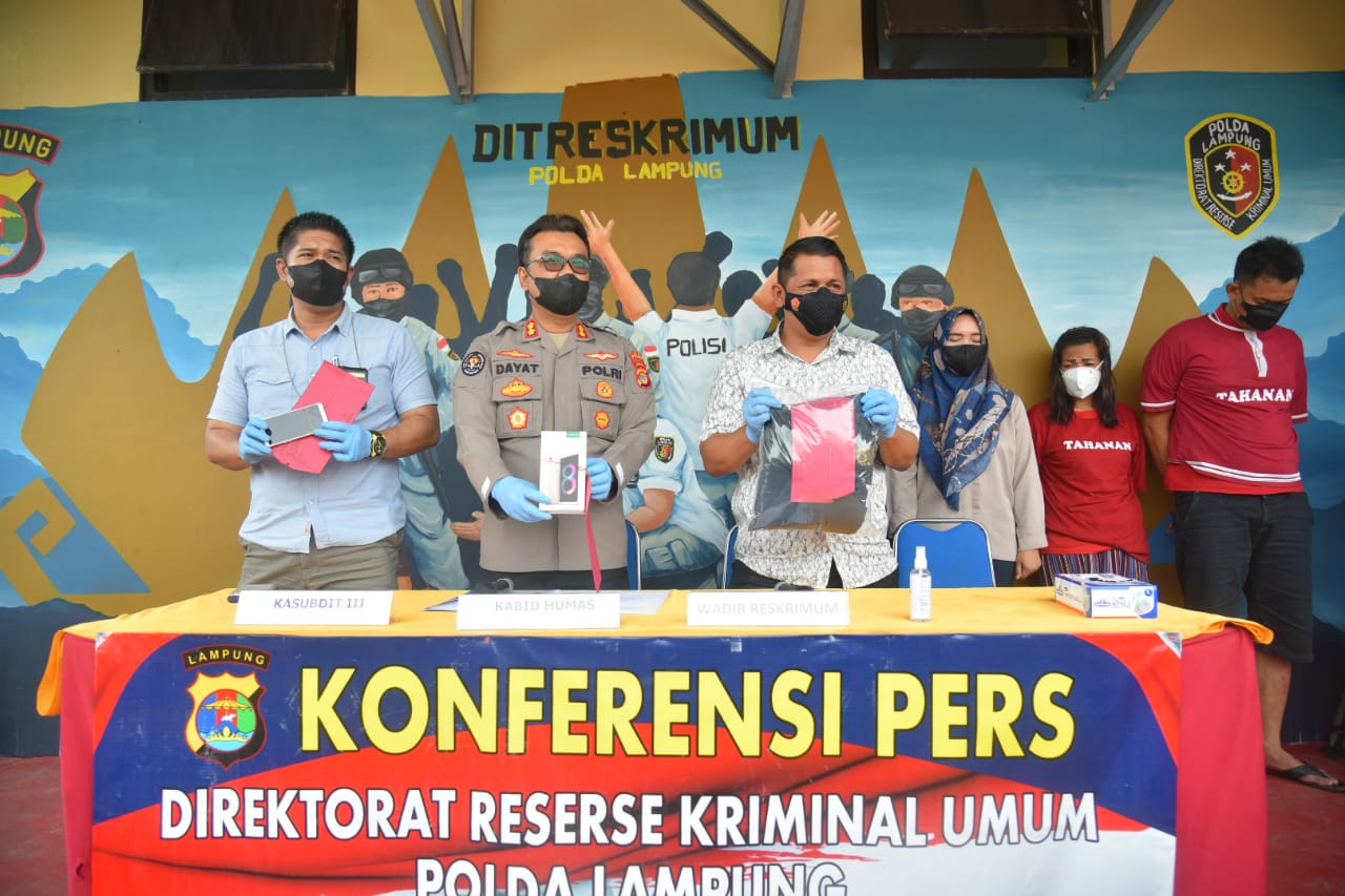 Pasutri Nekat Mencuri Tas di Lampung untuk Bayar Anak Sekolah