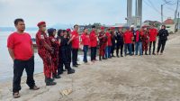 DPC PDI-Perjuangan Kibarkan Merah Putih 77 Meter di Pulau Pasaran, Wiwik Anggaini: Kami Mengawal Usulan Rakyat