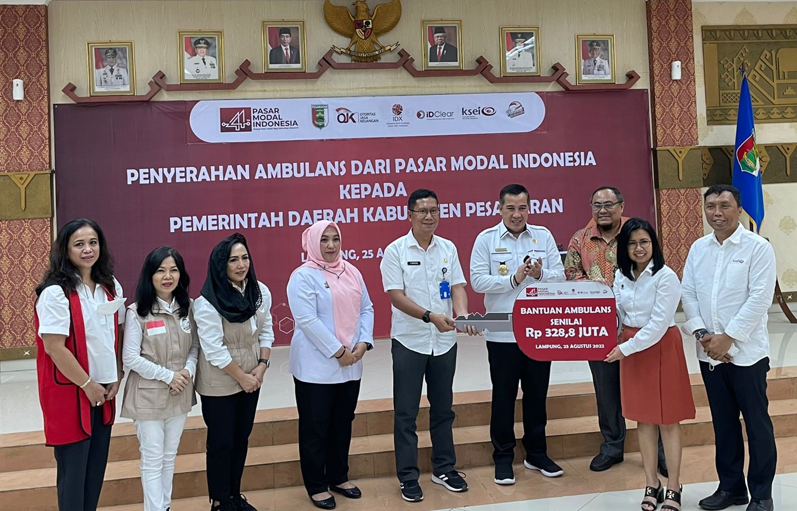 Pasar Modal Indonesia Beri Bantuan Ambulans Untuk Optimalkan Layanan Kesehatan 