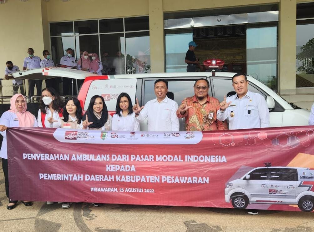 Pasar Modal Indonesia Beri Bantuan Ambulans Untuk Optimalkan Layanan Kesehatan