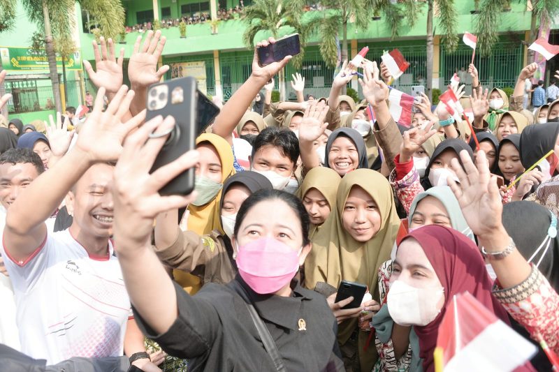 Ketua DPR RI Puan Maharani Sosialiasi Empat Pilar ke Siswa di Lampung