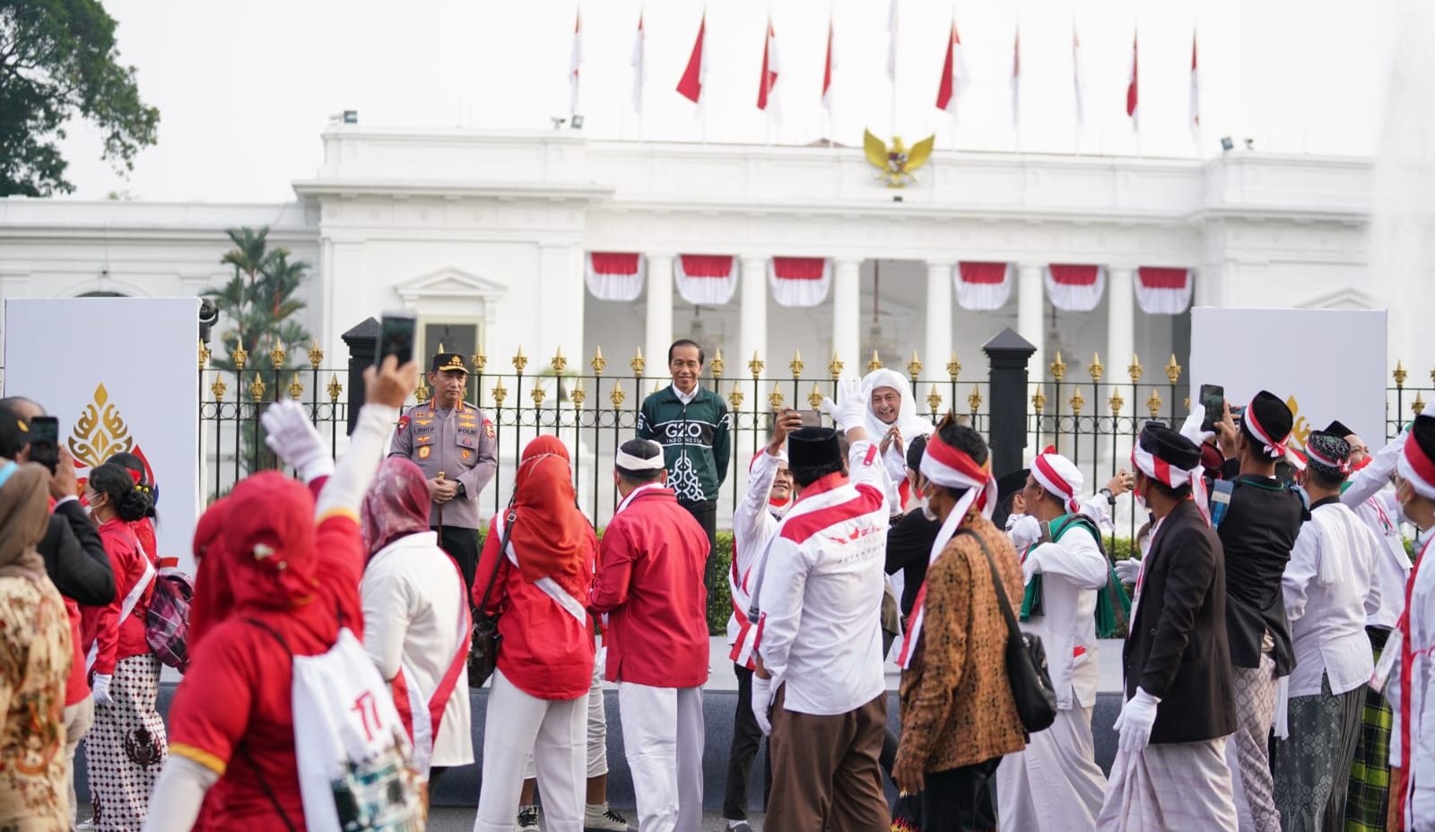 Kirab Merah Putih, Kapolri Gelorakan Semangat Persatuan-Kesatuan Bangsa