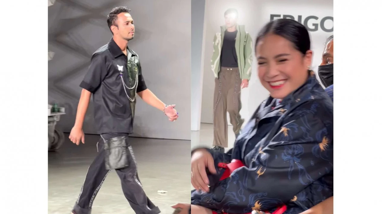 Raffi Ahmad Runway di New York Fashion Week, Begini Ekspresi Nagita Slavina. 