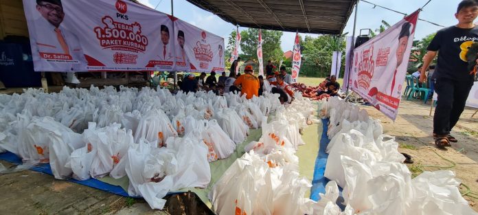 Gerakan Tebar 1,5 Juta Paket Kurban, PKS Lampung Sebar 22.000