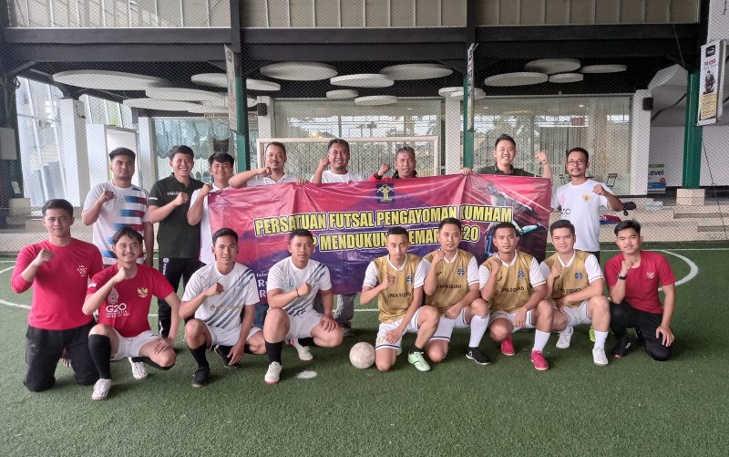 Rutan Bandar Lampung Gelar Latihan Futsal Semarak G-20