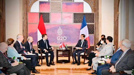 Presiden Jokowi Lakukan Pertemuan Bilateral dengan Presiden Prancis