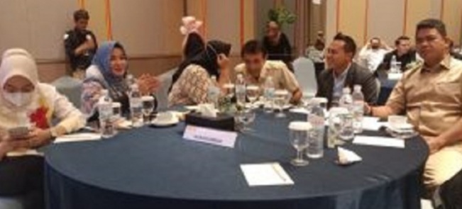 DPRD Bandar Lampung menggelar sosialisasi Uji Publik Rancangan Peraturan Daerah (Raperda) Penataan dan pengembangan Ekonomi Kreatif tahun anggaran (TA) 2022 di Ballroom Springhill Golden Tulip, Lampung, Senin (14/11).