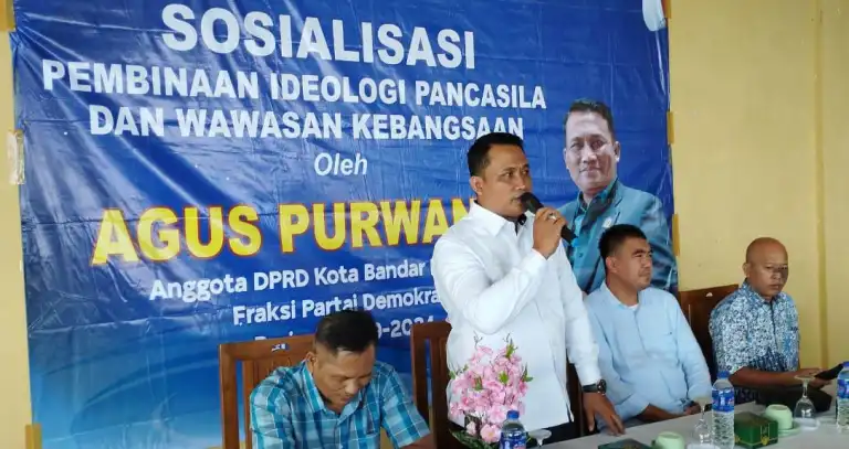 Agus Purwanto Ajak Masyarakat Sumberejo Sejahtera Amalkan Nilai-nilai Pancasila 