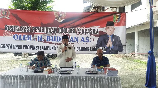 Anggota DPRD Lampung Budiman AS Minta Masyarakat Rawat Nilai-nilai Pancasila