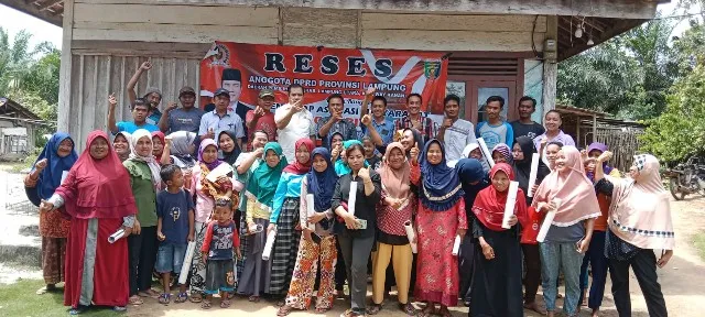 Serap Aspirasi Masyarakat Lampung Utara, Yose Rizal Tampung Keluhan Warga