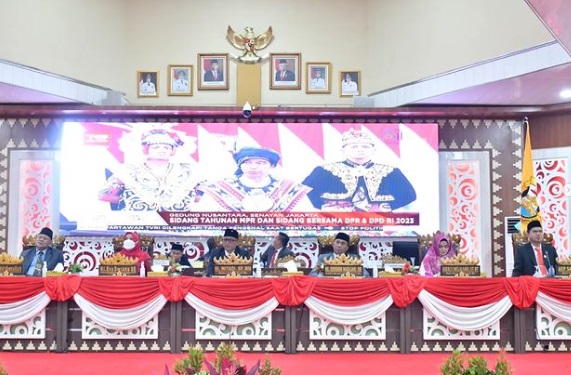 HUT RI Ke-78, DPRD Bandar Lampung Gelar Sidang Paripurna Istimewa Pidato Kenegaraan Presiden RI