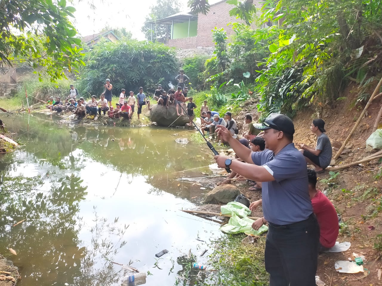 Lomba Mancing, Ketua Fraksi PKS DPRD Kota Bandar Lampung Beri Pesan Bahwa Warga Harus Jaga Kebersihan Lingkungan