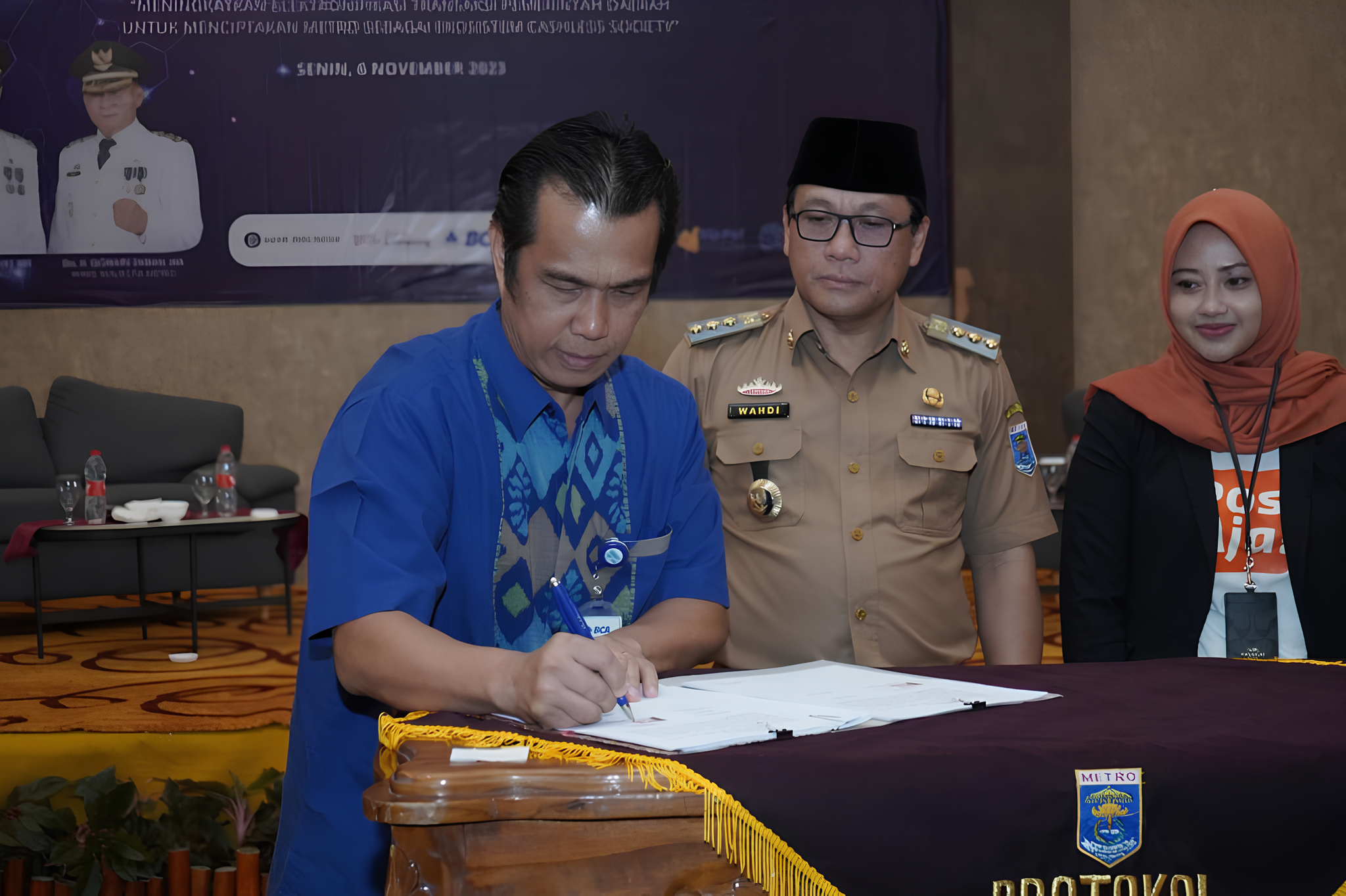 BCA Hadirkan Solusi Cash Management bagi BPPRD Kota Metro Lampung. Foto Dok. BCA