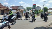 BKO Brimob Polres Pringsewu Gelar Patroli Gabungan Di Wilayah Pringsewu