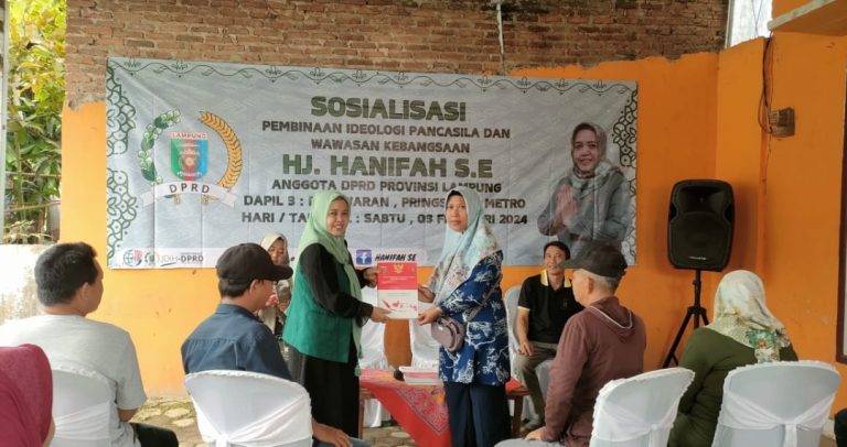 Anggota DPRD Lampung Hanifah Pentingnya Pendidikan Ideologi Pancasila Sedari Dini