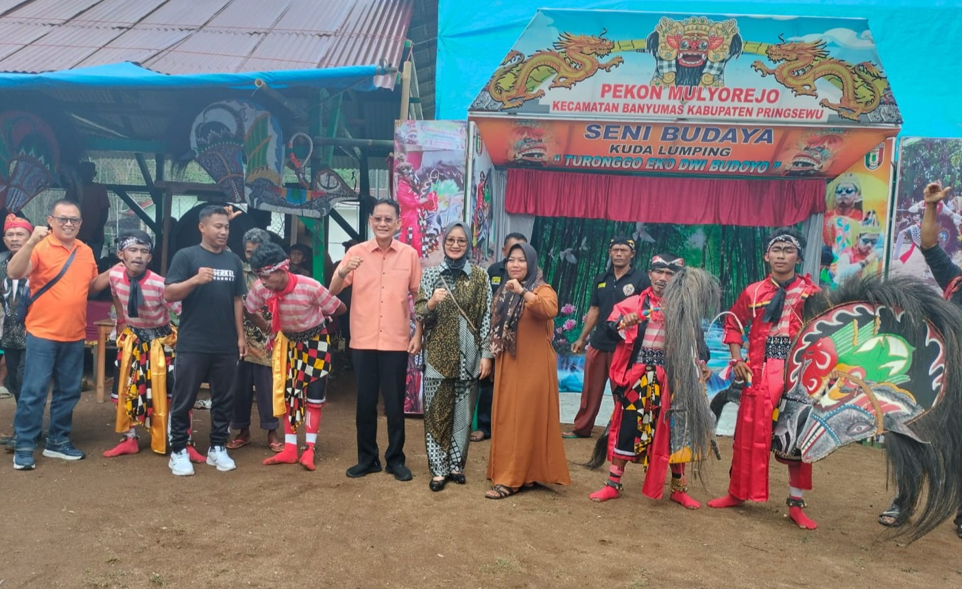 Adi Erlansyah Hadiri Pagelaran Kuda Lumping dalam Rangka HUT ke-13 di Pringsewu