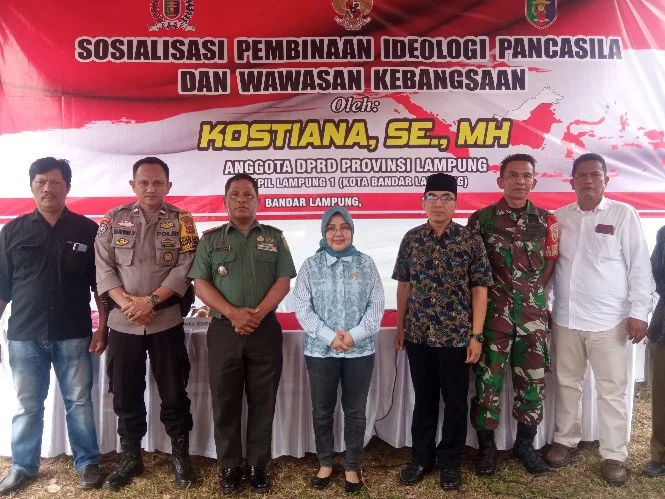 Kostiana Beri Edukasi Nilai-nilai Pancasila ke Masyarakat Sukabumi