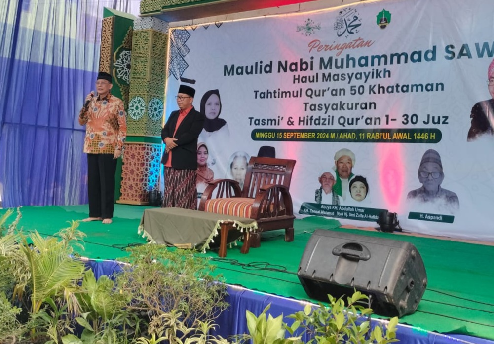 Adi Erlansyah dan Hisbullah Huda Hadiri Peringatan Maulid Nabi Muhammad SAW di Ponpes Tarbiyatussibyan Pringsewu