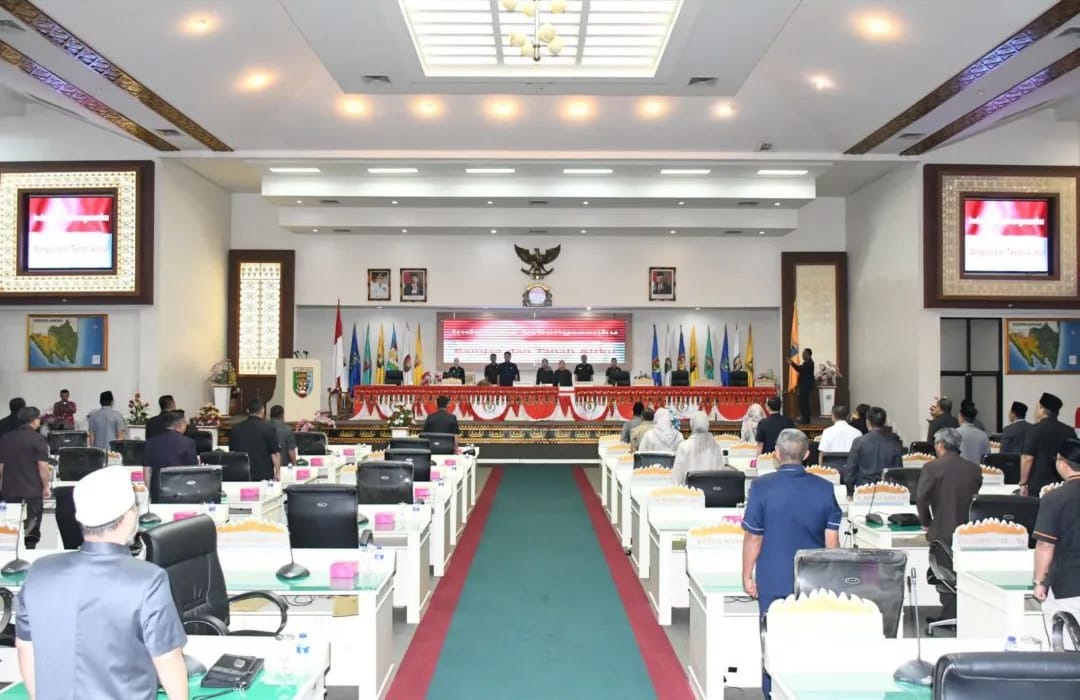 DPRD Lampung Gelar Rapat Paripurna Pengumuman Pembentukan Fraksi