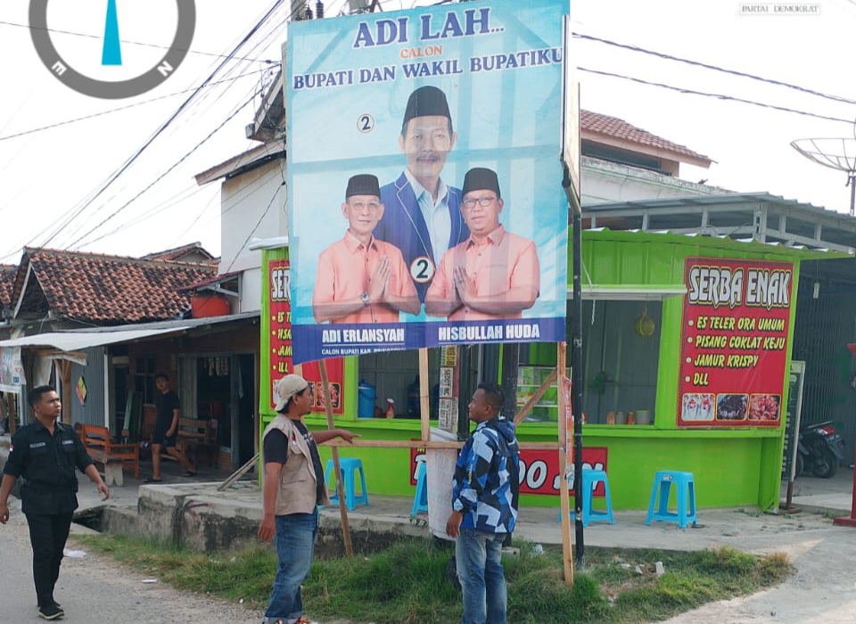 Tim Pemenangan Adi Erlansyah-Hisbullah  Laporkan terkait Pengerusakan APK ke Bawaslu Pringsewu, Minta APH Bertindak!