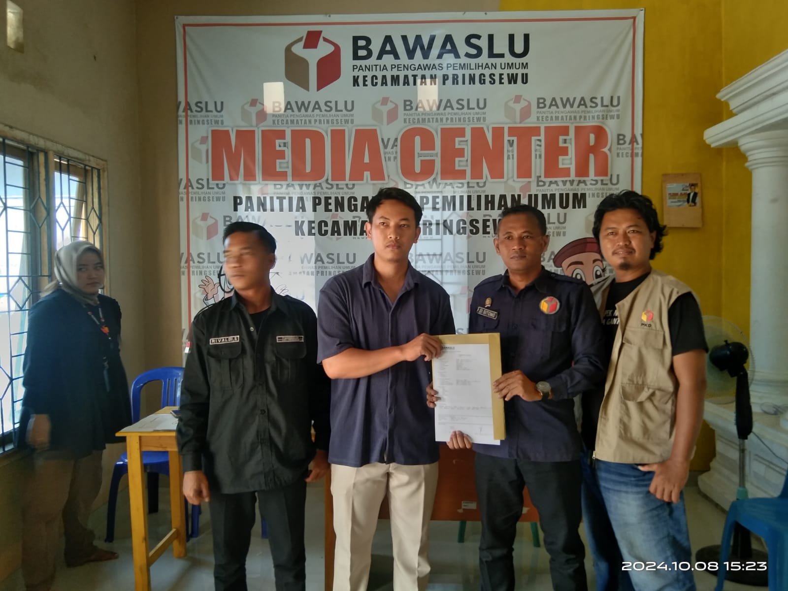 Tim Pemenangan Paslon Bupati Adi Erlansyah- Hisbullah Resmi Melaporkan Soal Pengerusakan APK