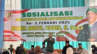 Anggota DPRD Lampung Munir Abdul Gelar Sosialisasi Pancasila di Lamteng