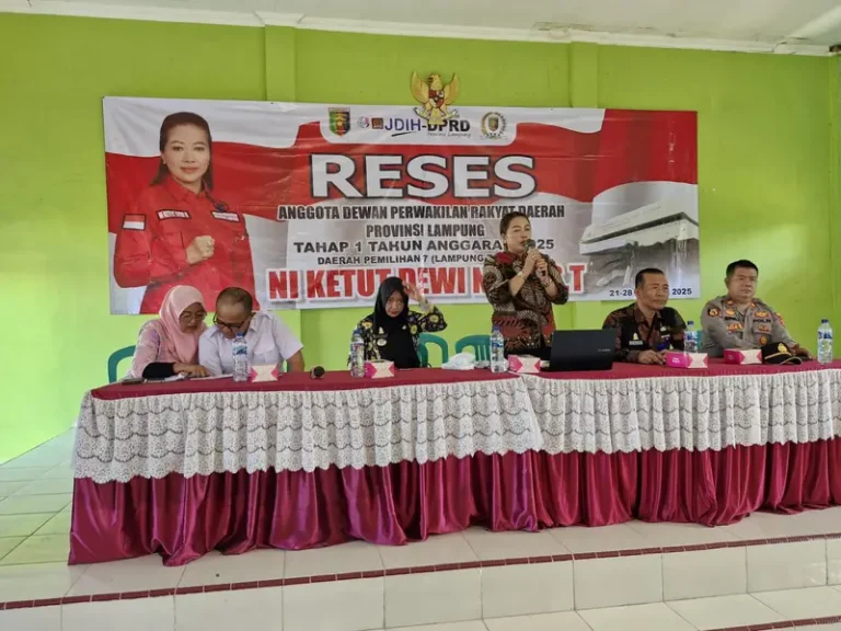 Anggota DPRD Lampung Ni Ketut Dewi Nadi Serap Aspirasi Masyarakat Kampung Rama Gunawan