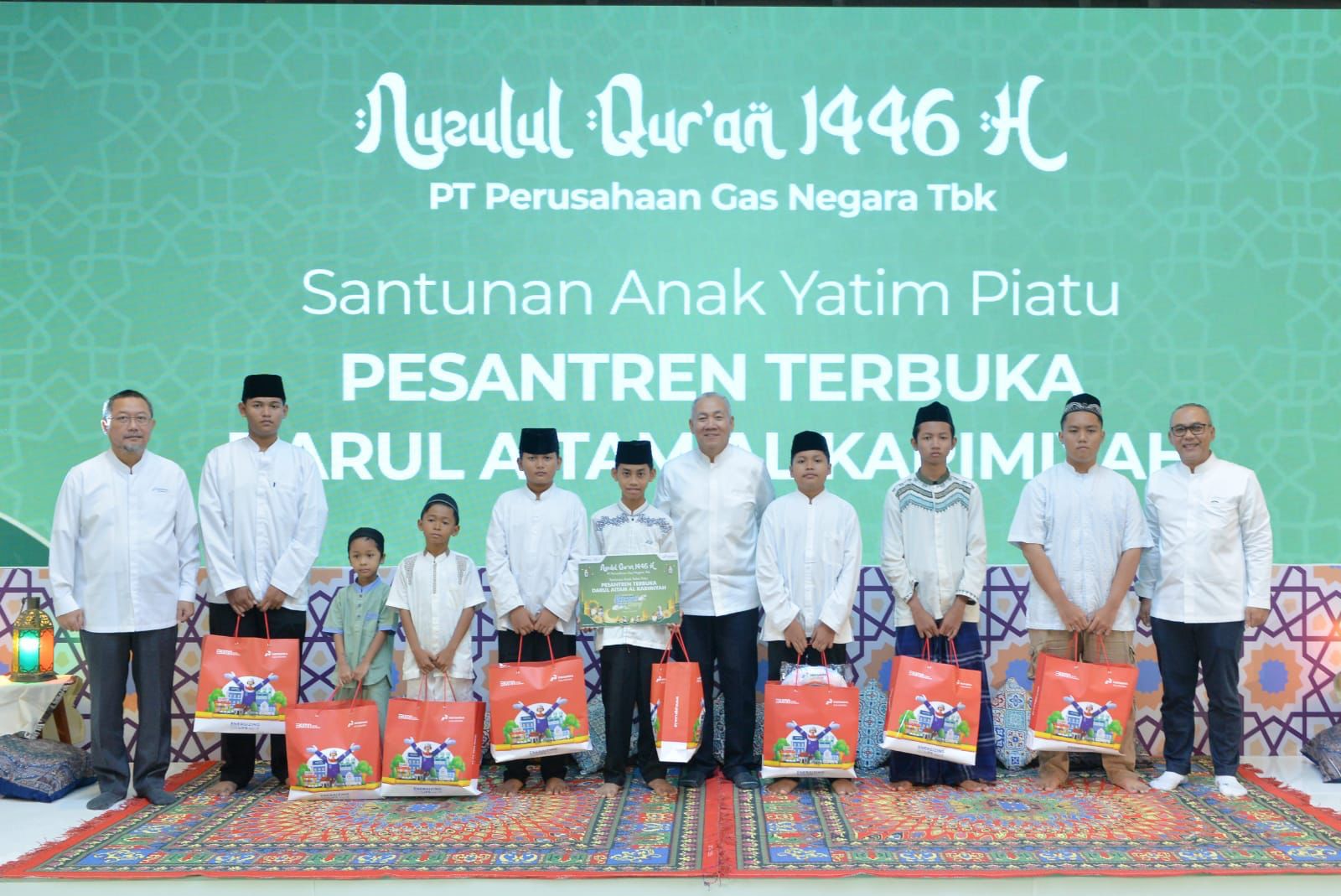 Berbagi Kebahagiaan, PGN Beri Santunan CSR 10.541 Anak Yatim