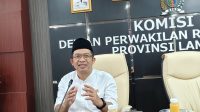 Sekretaris Komisi IV DPRD Lampung Yusnadi Pentingnya Sistem Peringatan Dini Bencana
