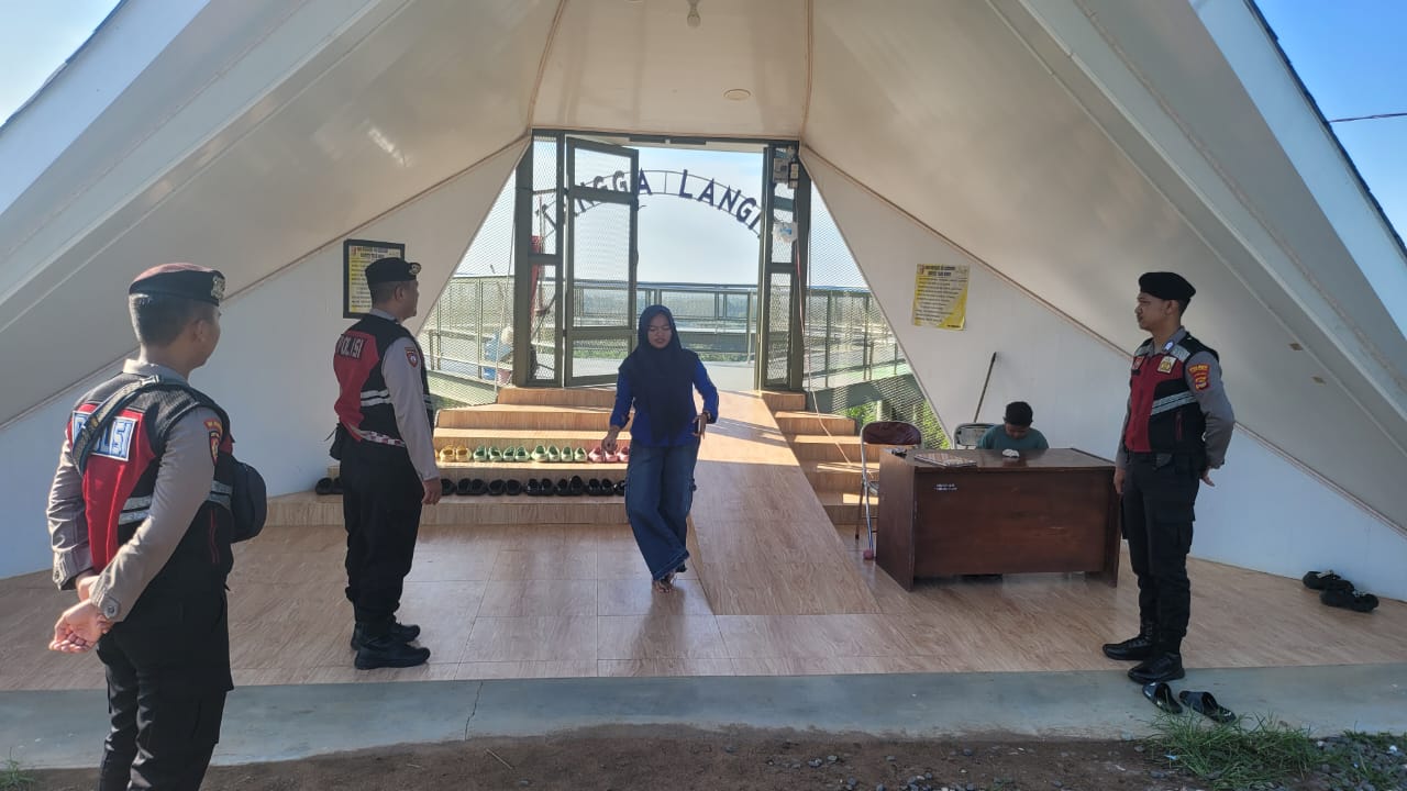Polres Tulang Bawang Patroli Wisata Akhir Pekan