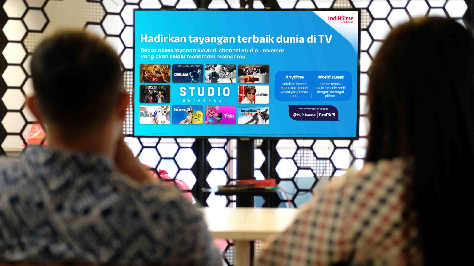 Telkomsel Hadirkan Studio Universal di IndiHome TV