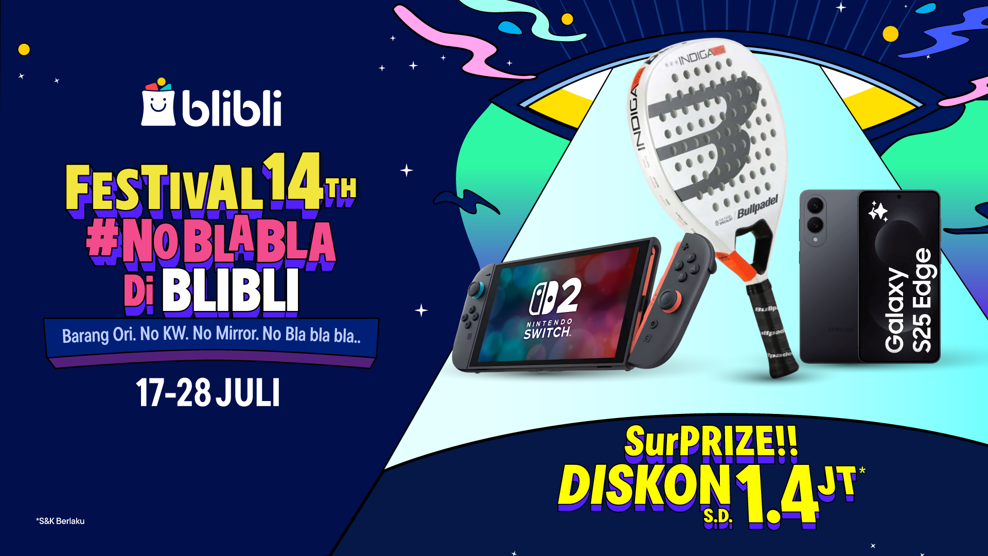 Blibli Rayakan Ulang Tahun ke-14 Lewat Festival #NoBlablaDiBlibl