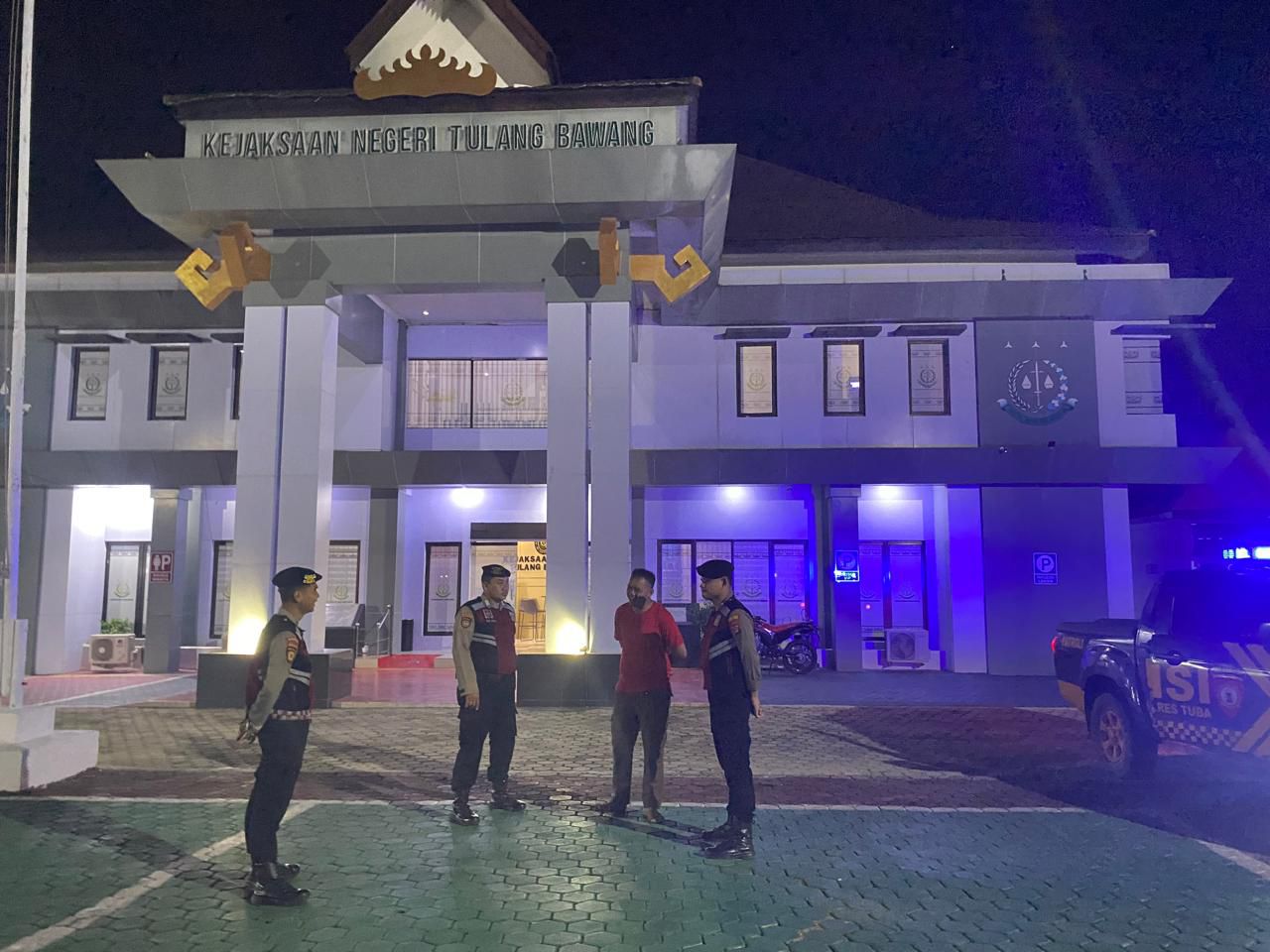 Samapta Polres Tulang Bawang Gelar Patroli Presisi Malam Hari di Wilayah Menggala, Ini Empat Lokasi Sasarannya!