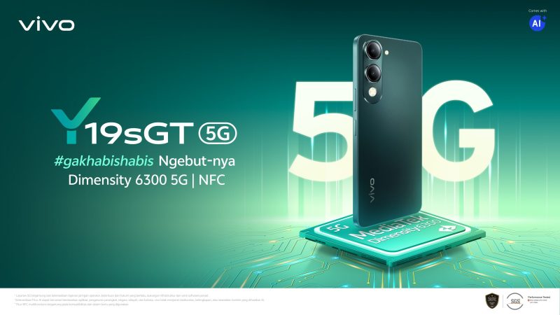 vivo Y19sGT 5G Resmi Hadir, Performa Ngebut Bawa Koneksi 5G Pertama di Kelas Entry Level dengan Desain Stylish dan Body Tangguh