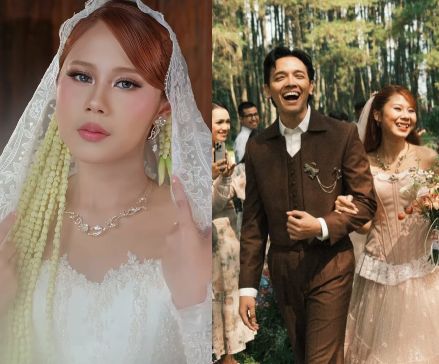 Resmi Menikah dengan Faishal Tanjung, Nadih Amizah Tampil Cantik Dengan Kebaya Putih