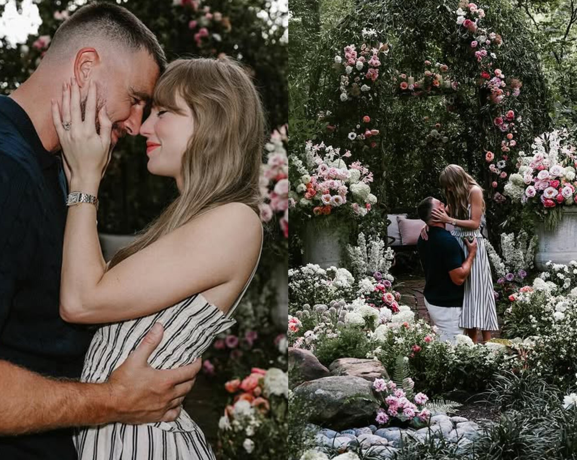 Wow! Dekorasi Lamaran Taylor Swift Betabur Bunga Mencapai Rp600 Juta