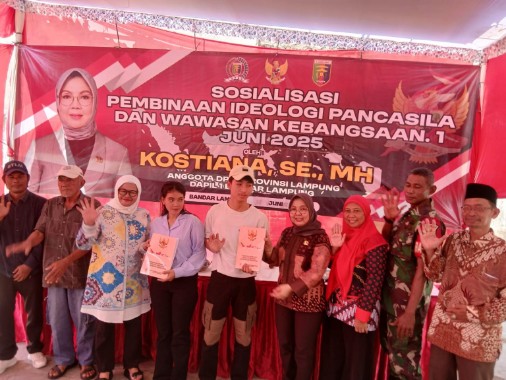 Wakil Ketua l Kostiana Sosialisasikan Ideologi Pancasila di Kuripan